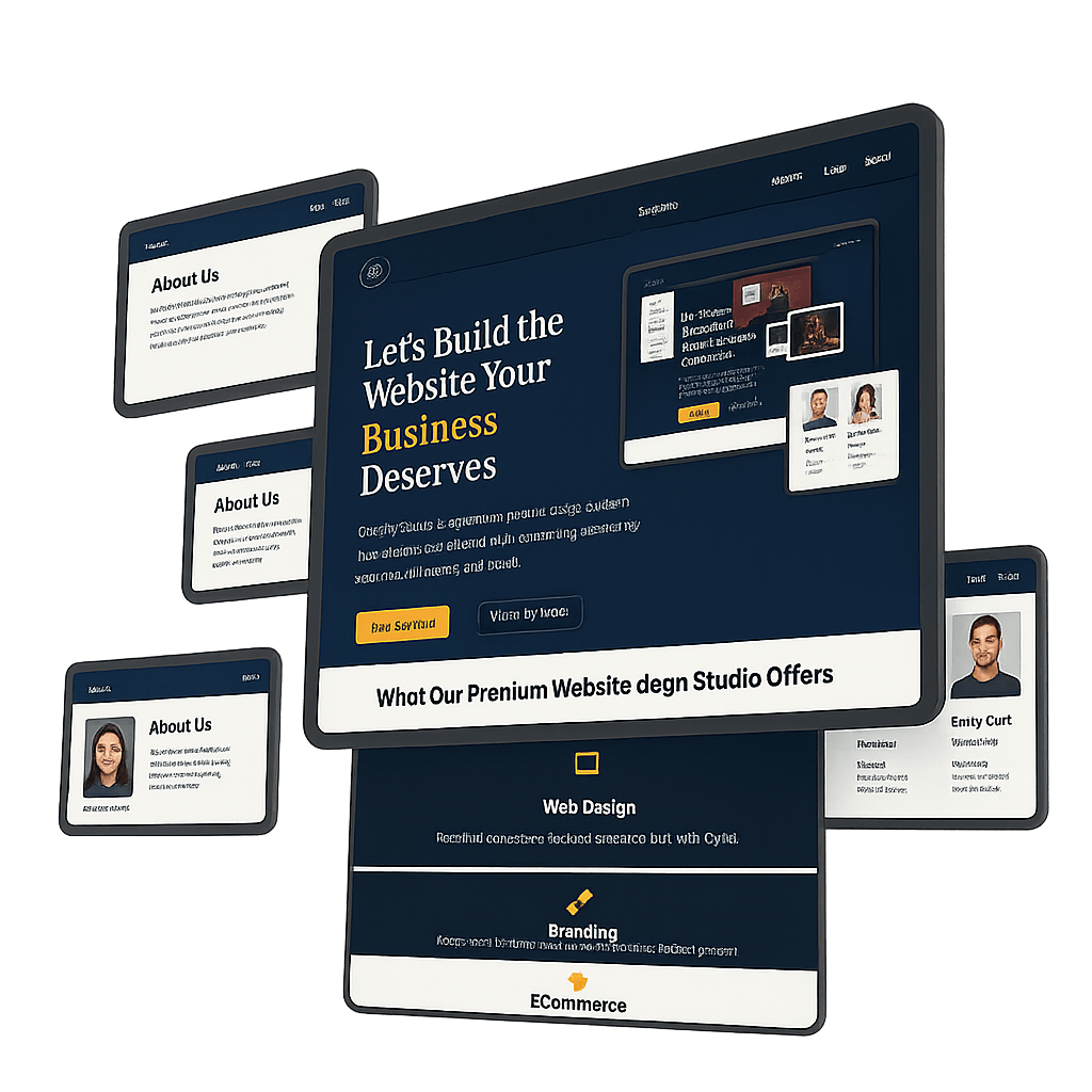 Creatify Studio website design preview